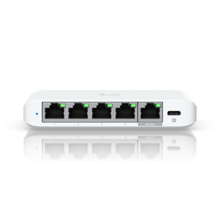 Switch ubiquiti usw-flex-2.5g-5 gestito 5 porte ethernet