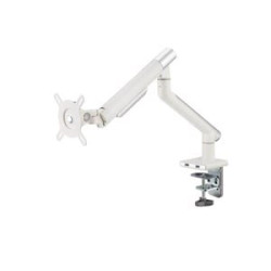 Supporto alterzone arm one usb per monitor in alluminio bianco