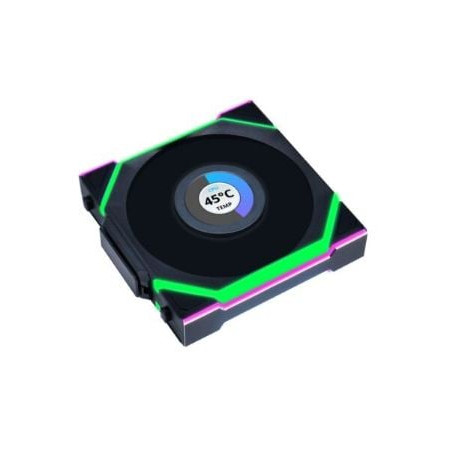 Ventola lian li uni fan sl wireless lcd argb pwm 4pin 1900rpm 29.5db