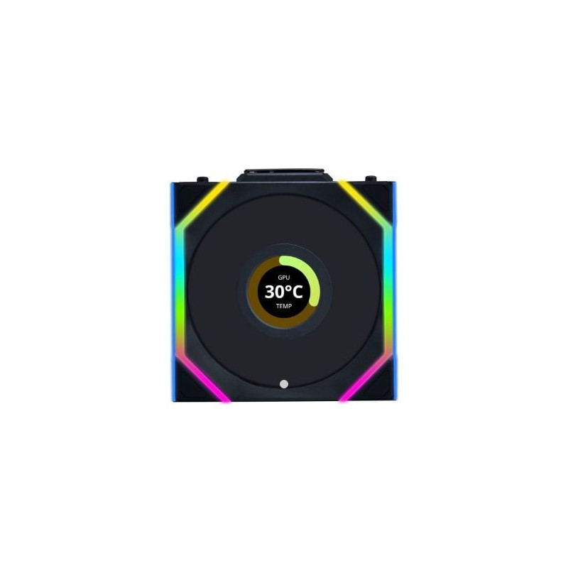 Ventola lian li uni fan sl wireless lcd argb pwm con lama rovesciata