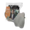 Cuscino lombare mdh shape - rest per sedia auto/ufficio grigio