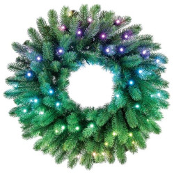 Ghirlanda luminosa twinkly per l'albero di natale classe g verde