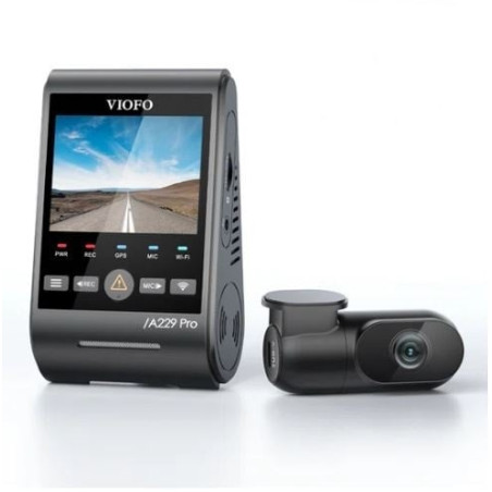 Dashcam viofo a229 pro 2ch con la funzione gps nero [a229 pro 2ch-g]