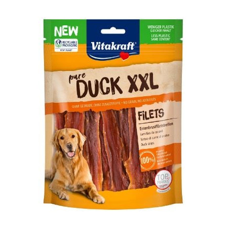 Snack per cani vitakraft pure duck xxl 250g