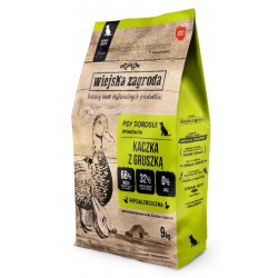 Cibo secco wiejska zagroda anatra con pera m per cani 9kg