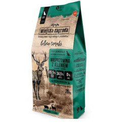 Mangime secco wiejska zagroda maiale con cervo s per cani 20kg