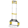 Carrello pieghevole stanley 40x41x90cm/carico 70kg/2 ruote/multicolore