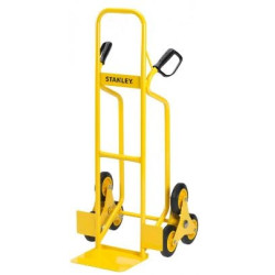 Carrello trasporto scale stanley 62x1.19x51cm/carico 200kg/6 ruote/giallo