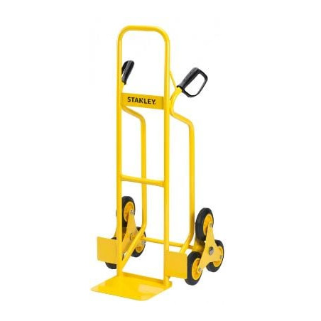 Carrello trasporto scale stanley 62x1.19x51cm/carico 200kg/6 ruote/giallo