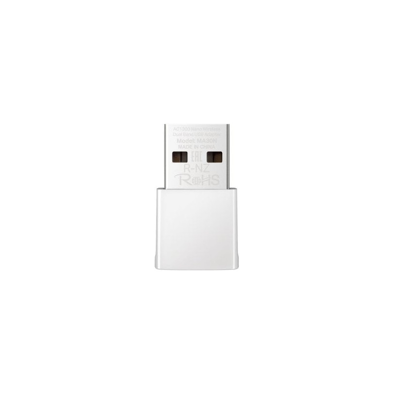 Adattatore di rete usb mercusys ma30n 2.0 wi-fi 5 dual band fino