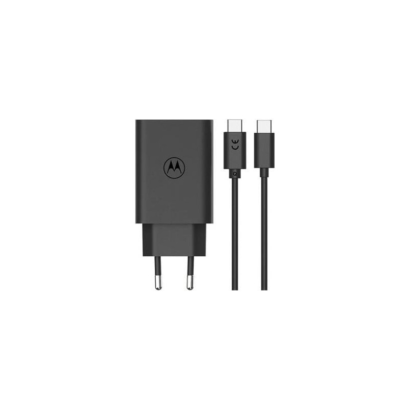Caricabatterie motorola turbopower 68w gan con cavo 1m usb-c