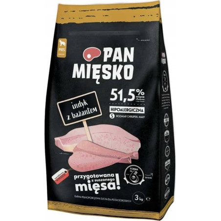 Cibo secco pan miesko tacchino con fagiano s per cani 9kg