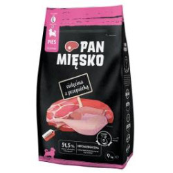 Cibo secco pan miesko vitello con quaglie l per cuccioli 9kg