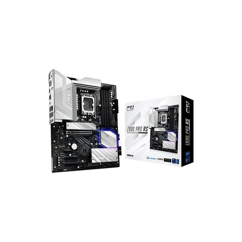 Scheda madre intel asrock z890 pro rs lga 1851 atx 2xddr5 [z890 pro