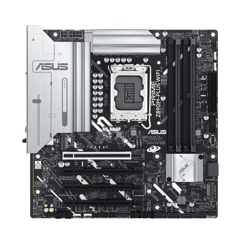 Scheda madre asus prime z890m-plus wifi atx 4xddr5 nero [90mb1j80-m0eay0]