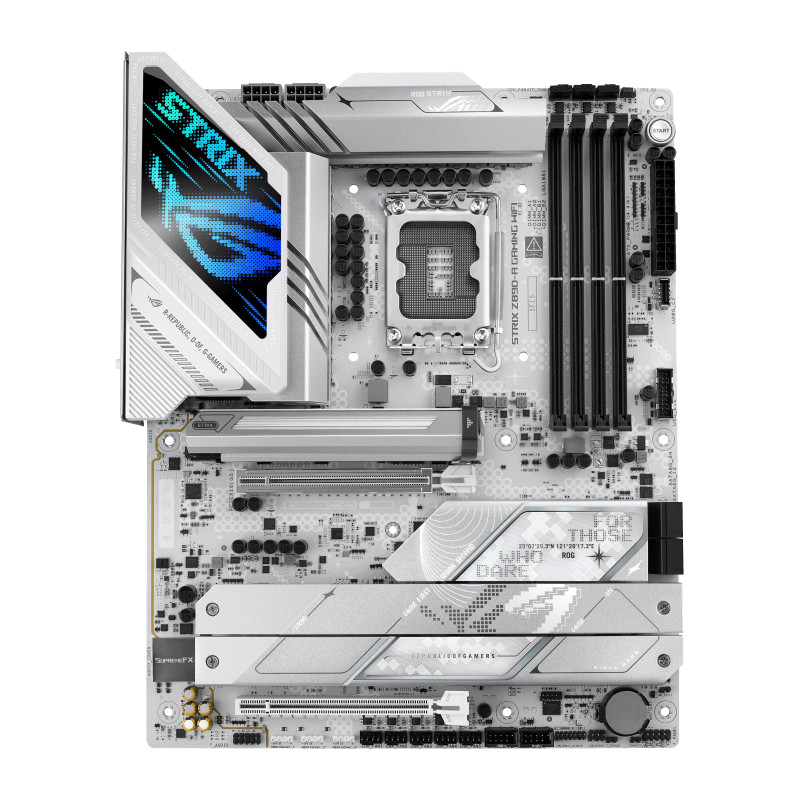Scheda madre asus rog strix z890-a gaming wifi atx 4xddr5 bianco
