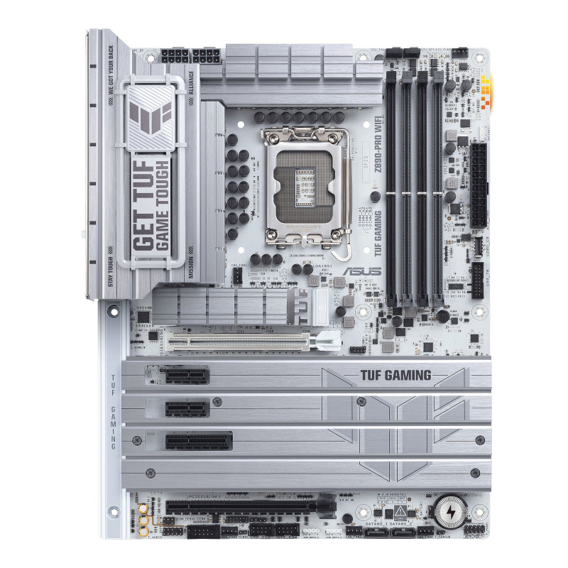 Scheda madre asus tuf gaming z890-pro wifi atx 4xddr5 bianco
