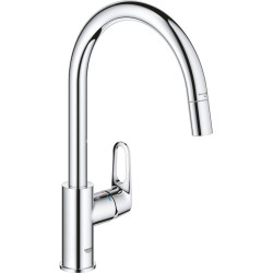 Rubinetto da cucina grohe bauflow miscelatore cromato [30549000]