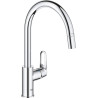 Rubinetto da cucina grohe bauflow miscelatore cromato [30549000]