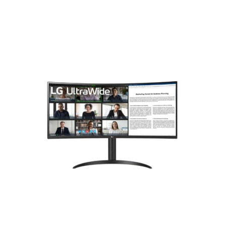Monitor led 34'' lg 34br55qc-b curvo uwqhd 3440x1440p/5ms/nero
