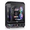 Case thermaltake 600 midi tower atx in vetro temperato x3 nero [ca-1z1-00m1wn-00]