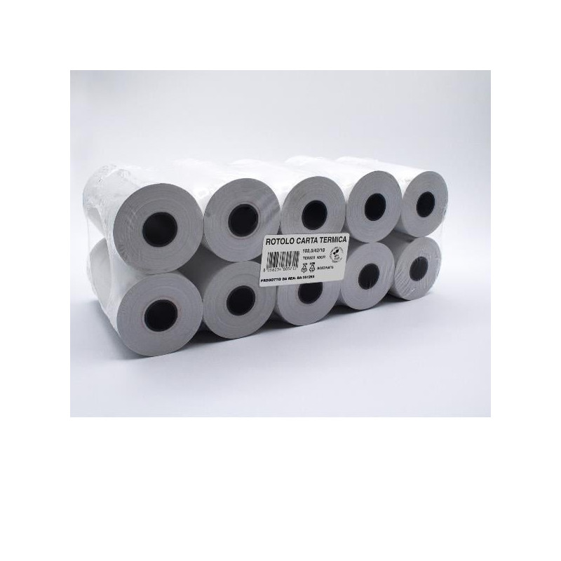 Rotolo termico rotolificio pugliese cf10 gr48 103.5mmx42m bianco