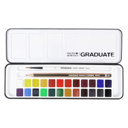 Set di acquerelli daler rowney graduate cf24 per studenti a colori