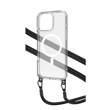 Custodia celly con laccetto in nylon magsafe per apple iphone 16