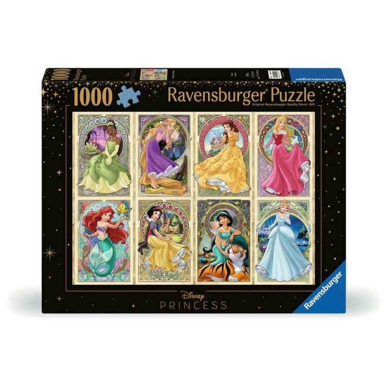 Puzzle ravensburger 12000497 disney principesse art nouveau multicolore