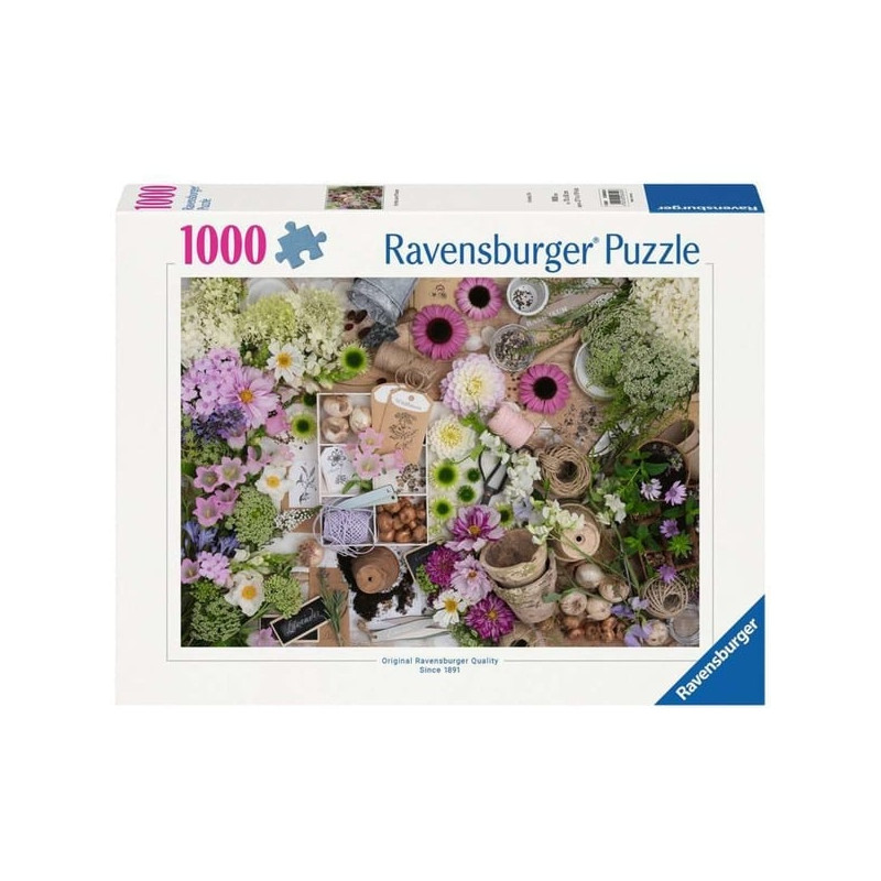 Puzzle ravensburger il magnifico fiore dell'amore multicolore