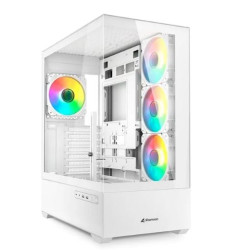 Case sharkoon ak6 rgb midi-tower atx bianco [4044951041701]