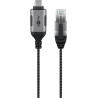 Cavo adattatore di rete goobay usb 3.2 tipo c 5m nero/argento [74405]