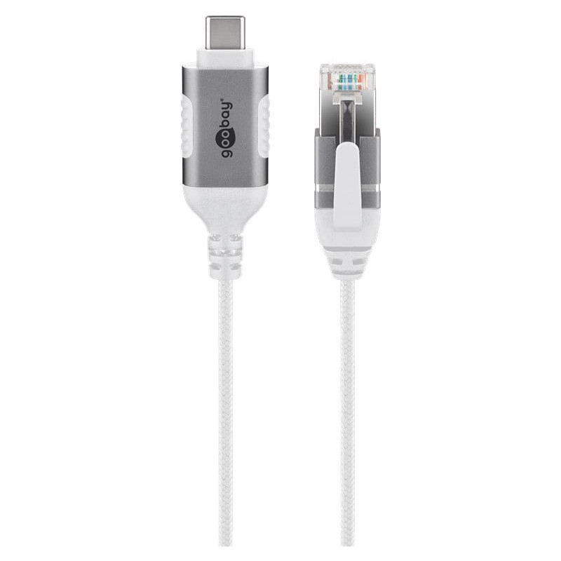 Cavo adattatore di rete goobay usb 3.2 tipo c 5m bianco [74389]