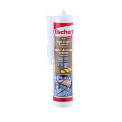 Adesivo da costruzione con guanti fischer express pu 310ml beige