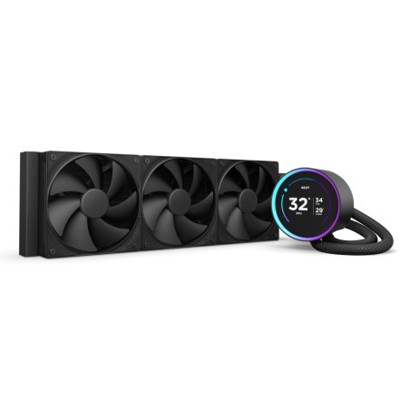 Dissipatore a liquido nzxt kraken elite 360 mm led 640x640 nero[rl-kn36e-b2]