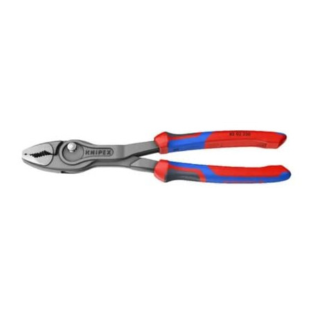 Pinza knipex con presa frontale e laterale rosso/blu [82 02 250]