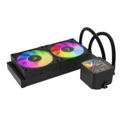 Dissipatore cpu a liquido valkyrie v240 240mm nero [vk-aiovl240b]