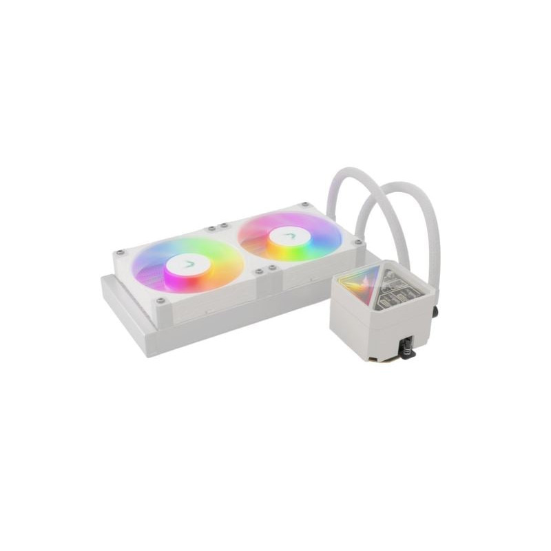 Dissipatore cpu a liquido valkyrie v240 240mm bianco [vk-aiovl240w]