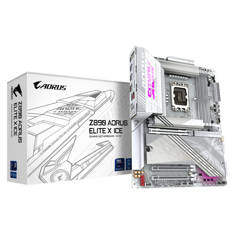 Scheda madre gigabyte z890 z890 atx 4xddr5 [z890 a elite x ice]
