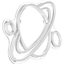 Lampada al neon activejet aje-neon pianeta led multicolore [aje-neon