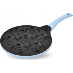Padella maestro cute per pancake in alluminio 26cm blu [mr-1222-c]