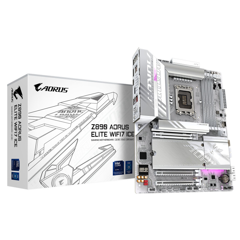 Scheda madre intel gigabyte z890 aorus elite wifi7 ice lga 1851 atx