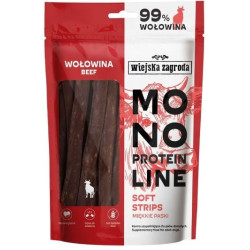 Snack wiejska zagroda monoprotein line soft strips/manzo/dolcetti