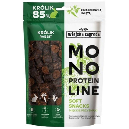 Snack wiejska zagroda monoprotein soft snack/coniglio/dolcetti per