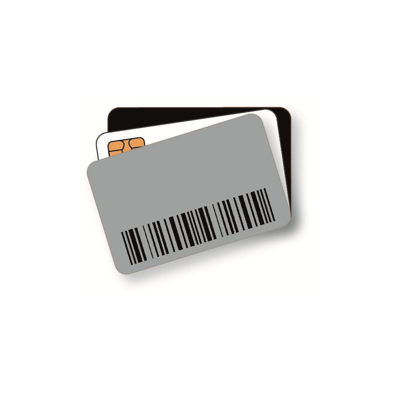 Carta composita zebra 30mil per zxp series 8 bianco [104524-801]