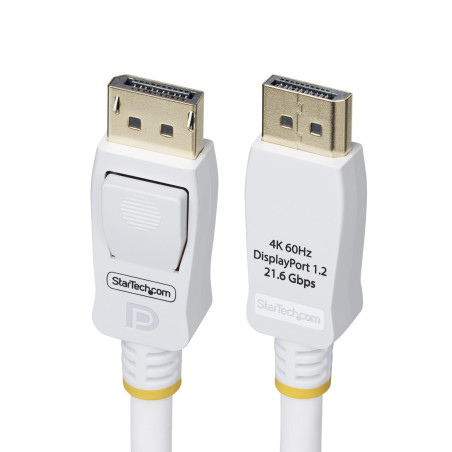 Cavo startech displayport 1.2 4k 3m bianco [dp12-cable-10ftw]
