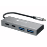 Hub usb techly iusb32c-hub4ac2 usb 3.2 2xusb-a + 2xusb-c