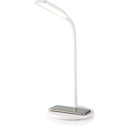 Lampada a 36 led da scrivania techly con caricatore wireless classe
