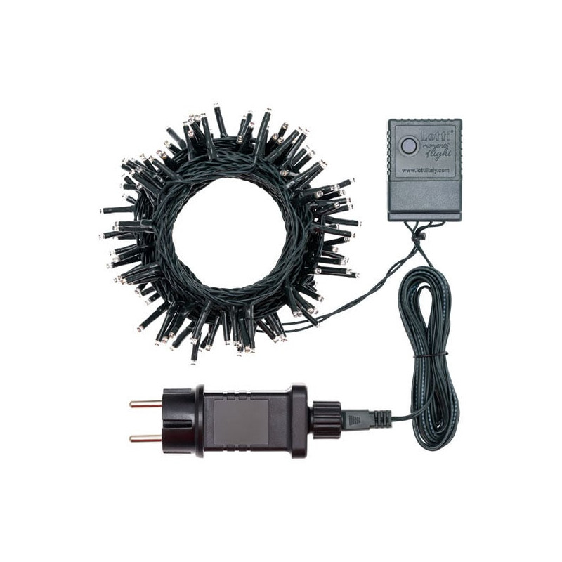 Catena luminosa 480 led lotti 38.1m bianco freddo/verde [32552]