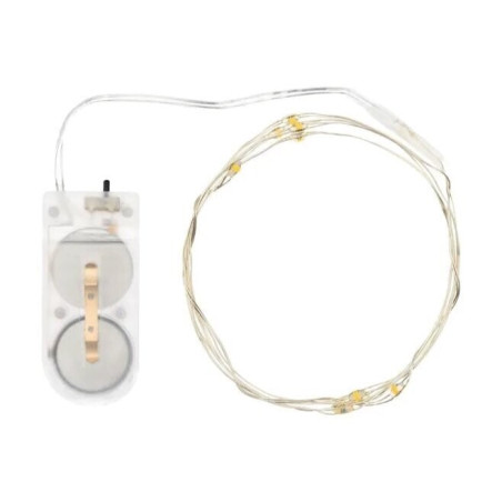 Catena luminosa 40 led lotti 40m bianco/argento [65833]